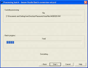 Awave Studio vm1 conversion mp3